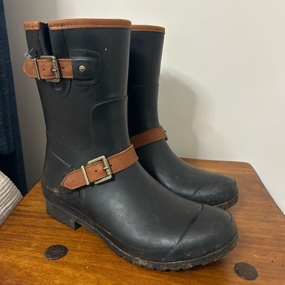 Sperry Walker Fog Rainboots Sz 10 - Picture 2 of 9